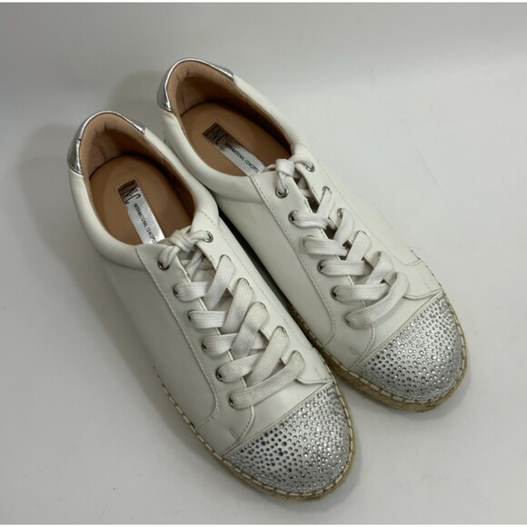 INC International Concepts  White Eliza Sneakers Espadrille Platform 10 - Picture 10 of 12